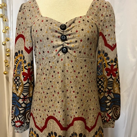Source Unknown Multicolor Long Sleeve Dress - Picture 2 of 4
